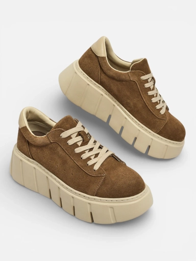 Eller sportos női sneakerek természetes bőrből