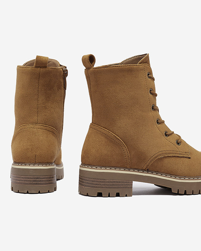 Barna női trapper csizma Priviea - Lábbeli