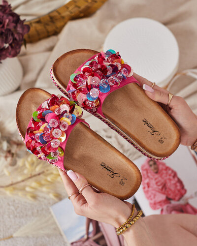 Royalfashion Női Loassa strasszos flip-flop