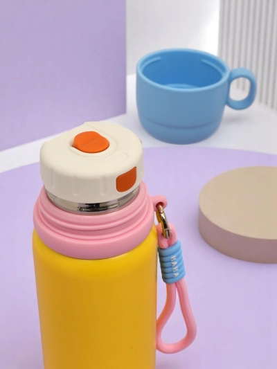 Royalfashion Thermos bögre Happy Smile csészével