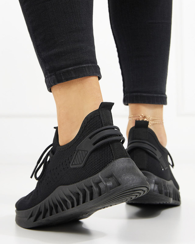 Zenosi fekete női edzőcipő - lábbeli