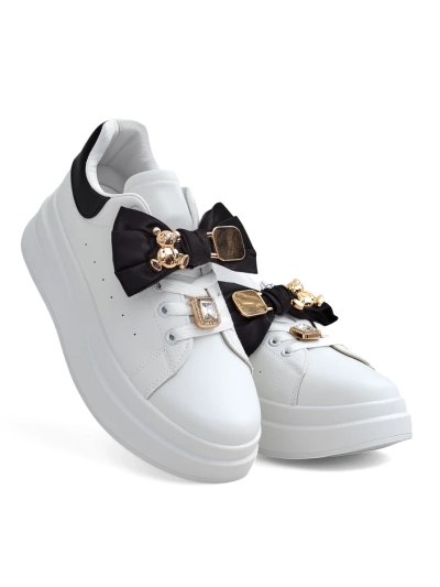 Royalfashion Női platform sportcipők masnival Genimma