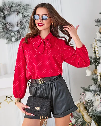 Royalfashion női ing strasszokkal