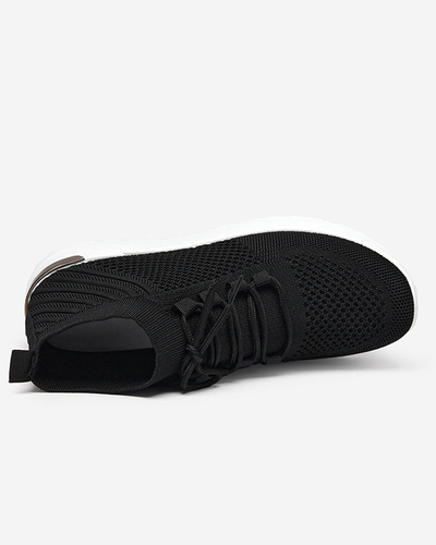 Nero Elegante Sportos Sneakers Nőknek