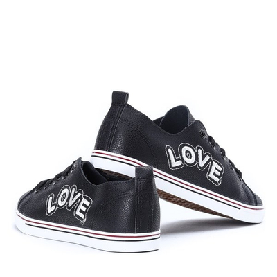 Czarne tenisówki Amy - Obuwie