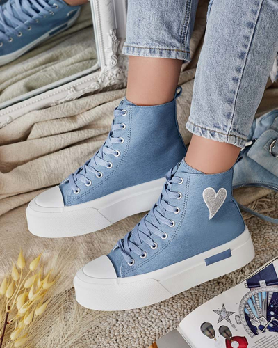Royalfashion női Tris High Sneakers