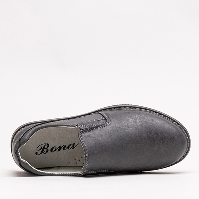 Szare lányok alacsony cipője csúszik a Mateli - Lábbeli