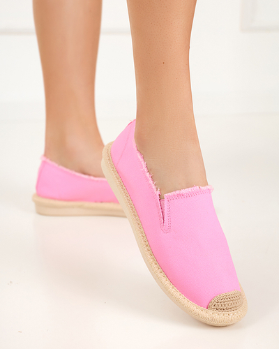 Rafiel rózsaszín női szövet espadrilles - Lábbeli