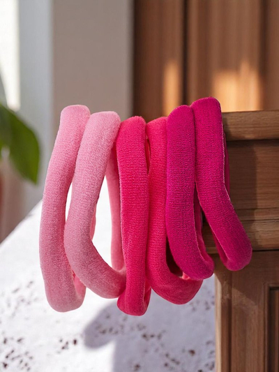 Royalfashion 6 darabos színes Colora hajgumi szett
