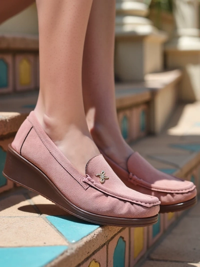 Royalfashion Női mokaszinok alacsony sarokkal Lomman