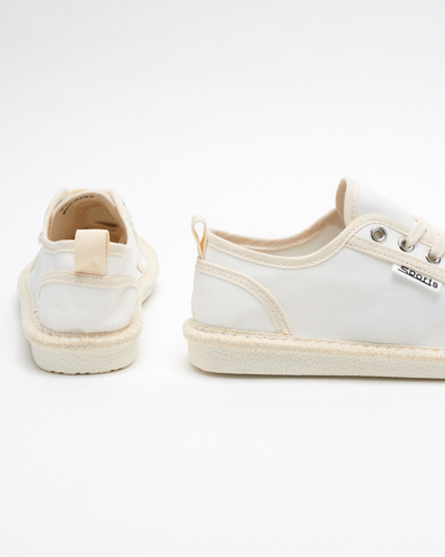 OUTLET Női fehér Mokida szőtt tornacipő - Lábbeli