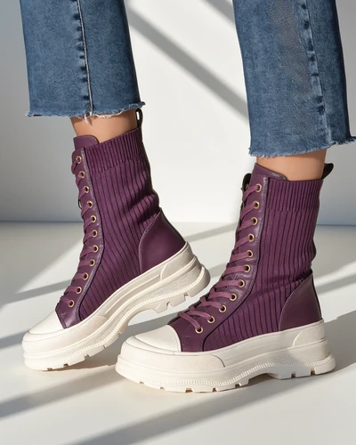 Royalfashion Női magas munkáscsizma Fosilla