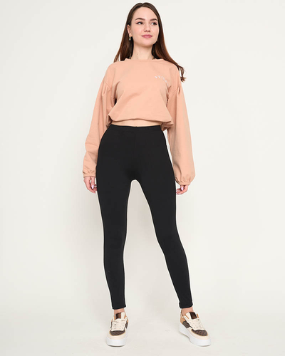 Fekete női leggings - Ruházat