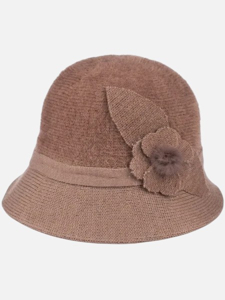 Pearl Belle női keménykalap díszítéssel