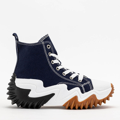 Női sötétkék sportcipő a'la tornacipő Vei - Lábbeli