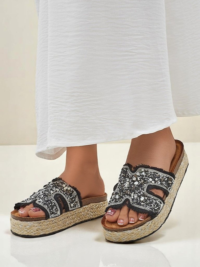 Royalfashion Női papucsok Candy Candy díszítéssel