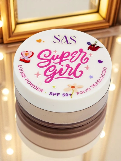 Laza púder SPF 50-zel Arany Ragyogás