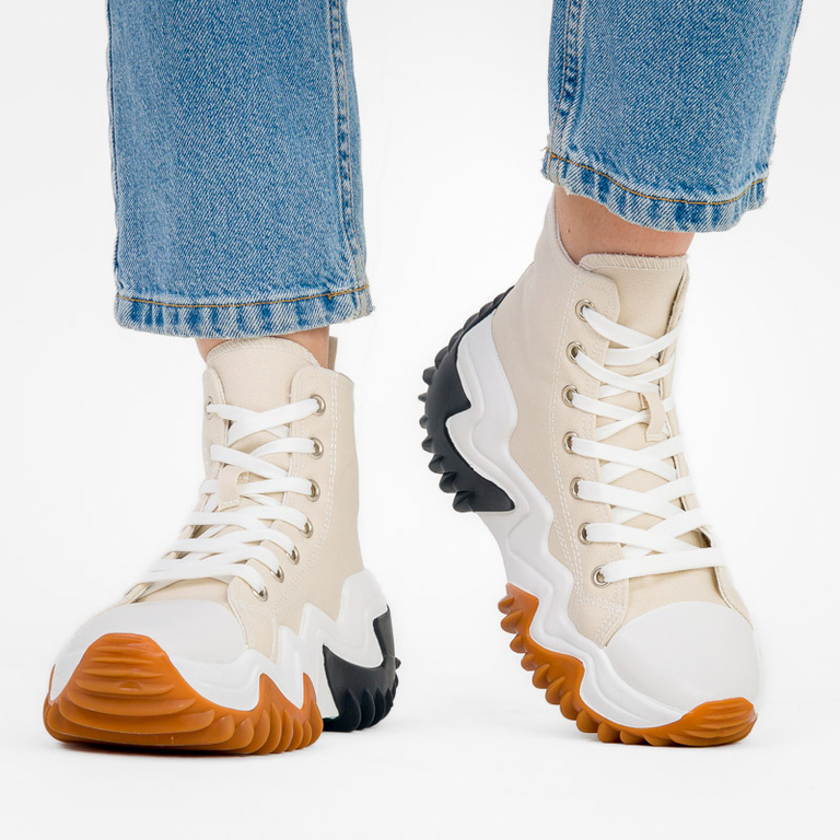 Bézs színű női sportcipő a'la tornacipő Vei - Lábbeli