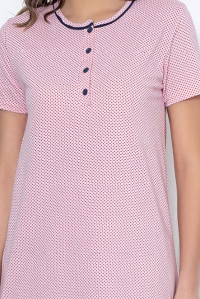 Royalfashion Női pöttyös hálóing