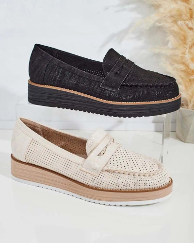 Royalfashion áttört női mokaszin Moell
