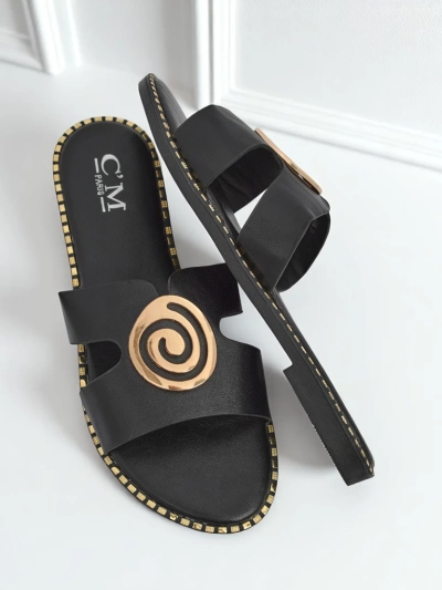 Royalfashion Női lapos talpú papucs Glam Bliss
