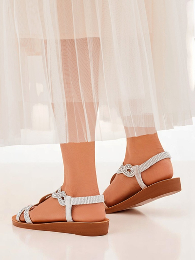 Royalfashion Lola Grace női szandál dekoratív pántokkal