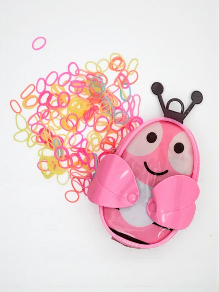 Royalfashion Sokszínű szilikon hajgumik Méhecske