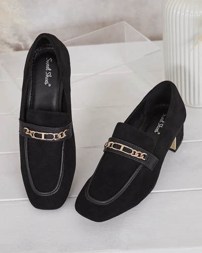 Royalfashion Elegáns női mokaszin alacsony posztón Oflem