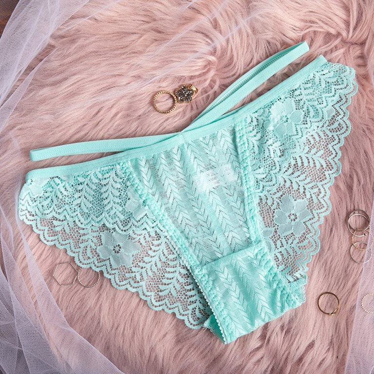 Női menta csipke bugyi - Fehérnemű