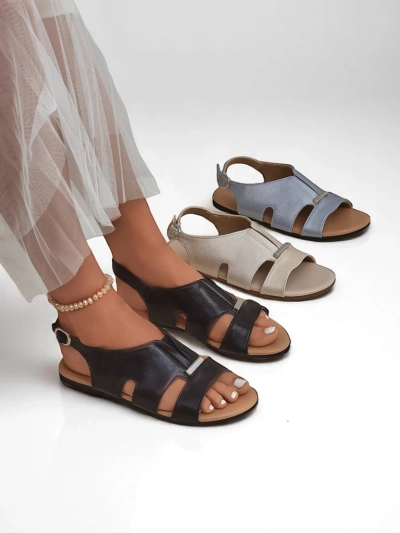 Royalfashion Női lapos talpú szandál Solea Comfort