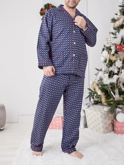 Royalfashion Férfi pizsama mintás