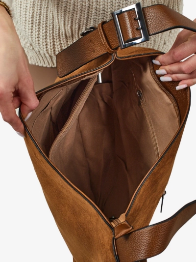 Donenn női shopper táska öko-velúrból