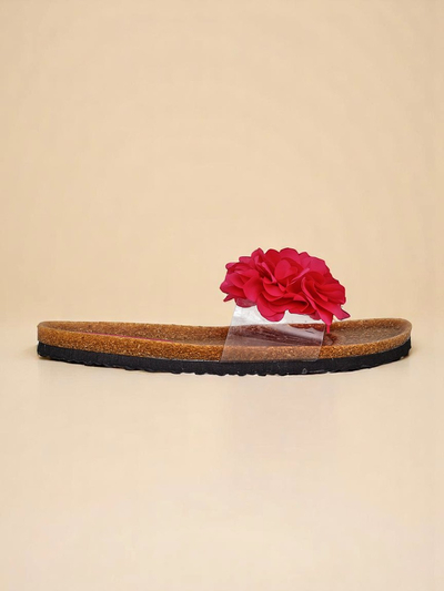 Royalfashion női papucs virágokkal Flora Soft