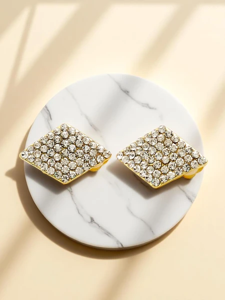 Royalfashion Női klipszes fülbevaló cirkóniával