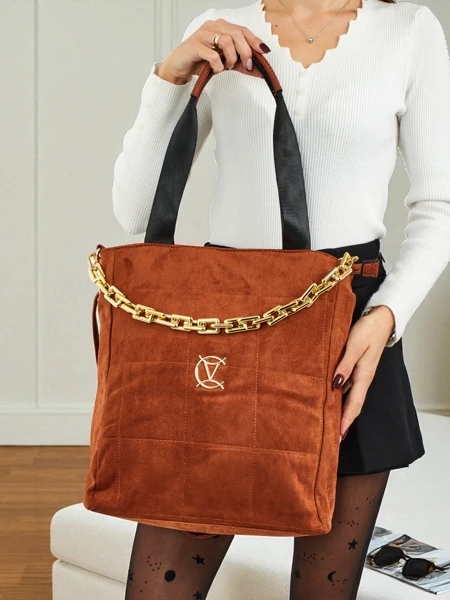 Női shopper táska öko velúr Twilight Life