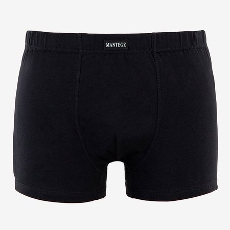 Férfi fekete pamut boxer PLUS SIZE - Fehérnemű