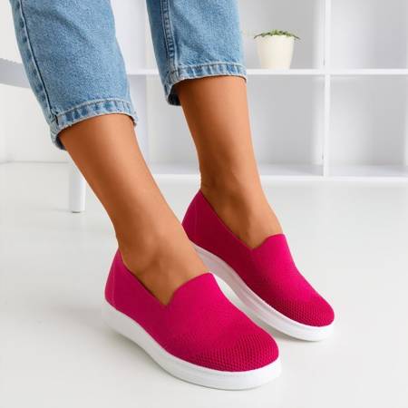 Fuksjowe buty sportowe slip - on Tasia - Obuwie