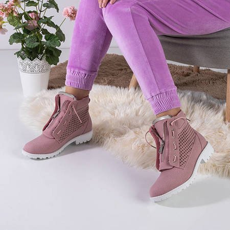 Ice Love rózsaszín női áttört túracipő - cipő