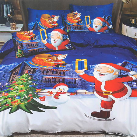 Karácsonyi ágynemű 160x200 3 részes szett - Ágynemű
