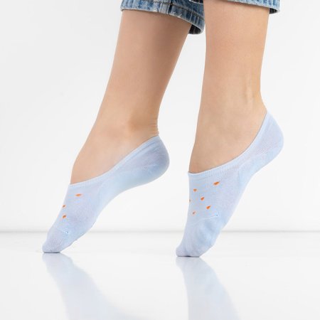 Kék női zokni mintákkal - Fehérnemű
