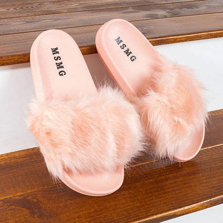 Millie's Pink Fur papucs - cipő