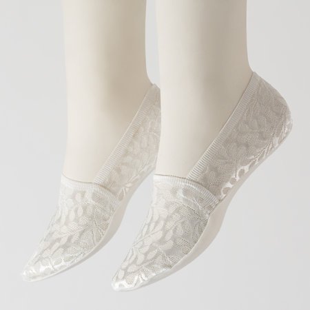 Női fehér csipke zokni - Zokni
