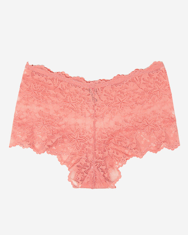 Női rózsaszín csipke boxernadrág - Fehérnemű