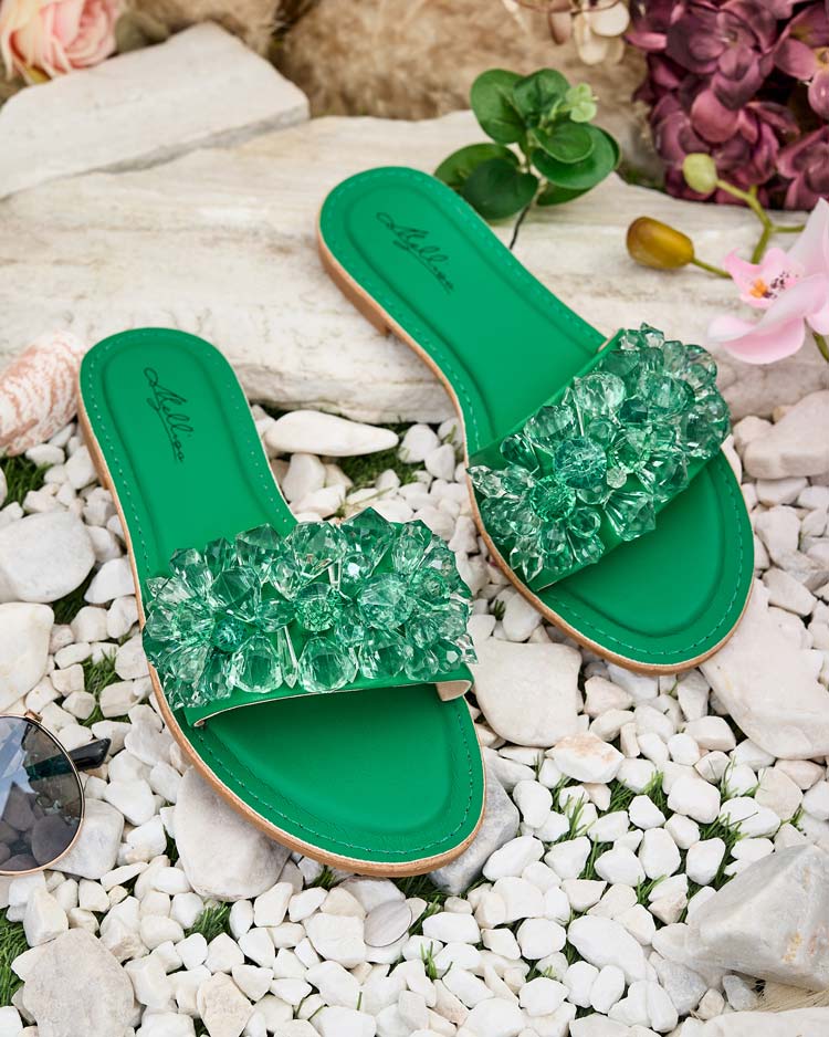 Royalfashion Női Loberra strasszos flip-flop