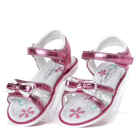 Różowe sandały dziewczęce Linette- Obuwie