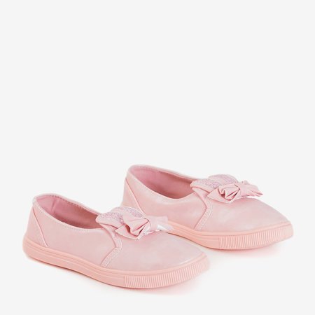 Rózsaszín gyerekcipő - Ferrina íjjal - Cipő