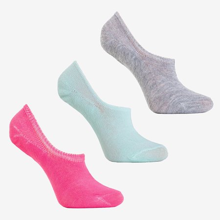 Színes női zokni 3 / csomag - Zokni