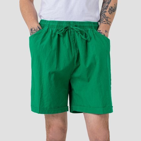 Zöld férfi rövidnadrág zsebbel - ruházat