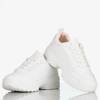 Biało - różowe damskie buty sportowe Boomshom - Obuwie
