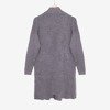 Ciemnoszary damski sweter kardigan - Odzież